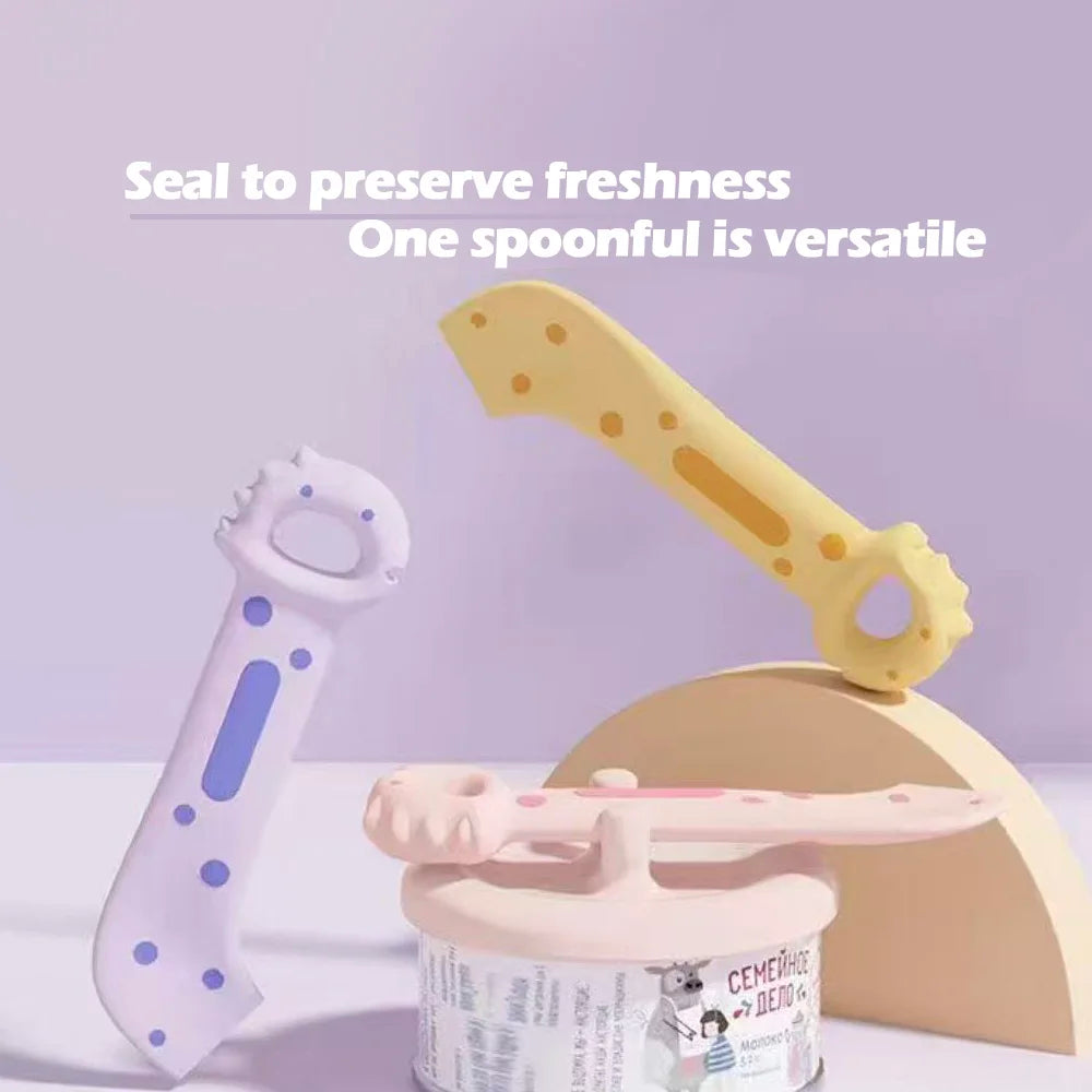 Cat Can Opener Sealing Lid Food Storage Dog Can Opener Cat Can Lid Can Spoon Cat Dog Accessories