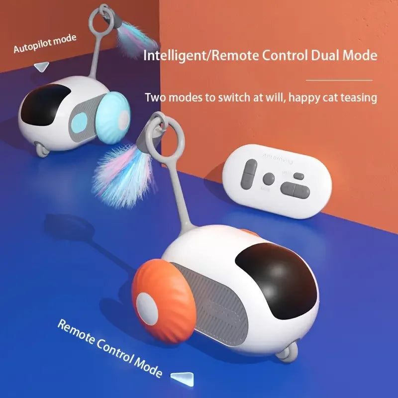 Remote Control Pet Smart Car Toy Electronic Pet Novelty Gift Smart Cat Toys Remote Control Electronic Interactive Cat Toy