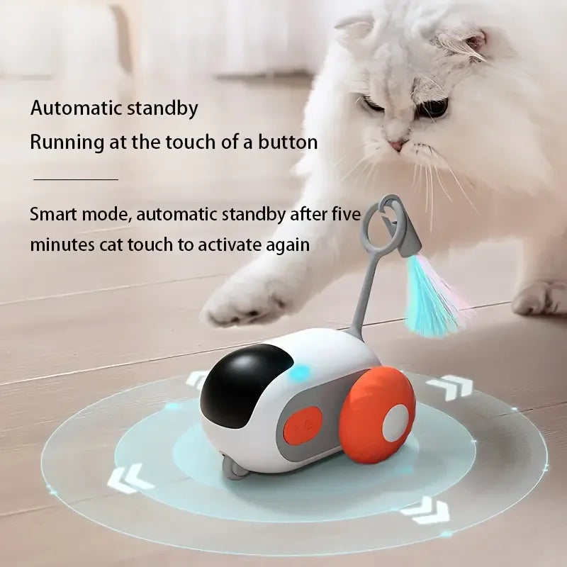 Remote Control Pet Smart Car Toy Electronic Pet Novelty Gift Smart Cat Toys Remote Control Electronic Interactive Cat Toy