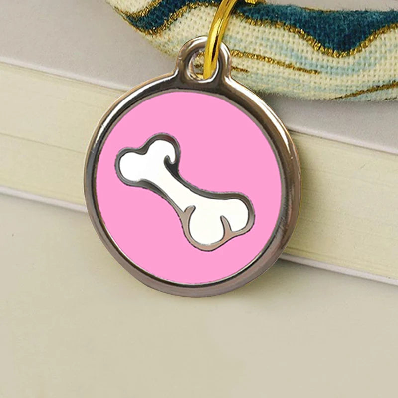 Personalized Dog Tags Engraved Cat Puppy Pet ID Name Collar Tag Pendant Pet Accessories Bone/dog accessories dog tag
