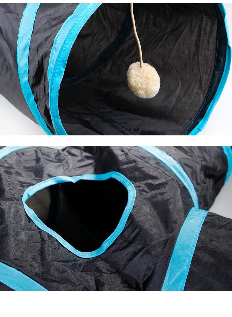 5/4/3Holes Cat Tunnel Tube Funny Kitten Toys Foldable Toys For Cat Interactive Cat Training Rabbit Animal Play Games Pet Product