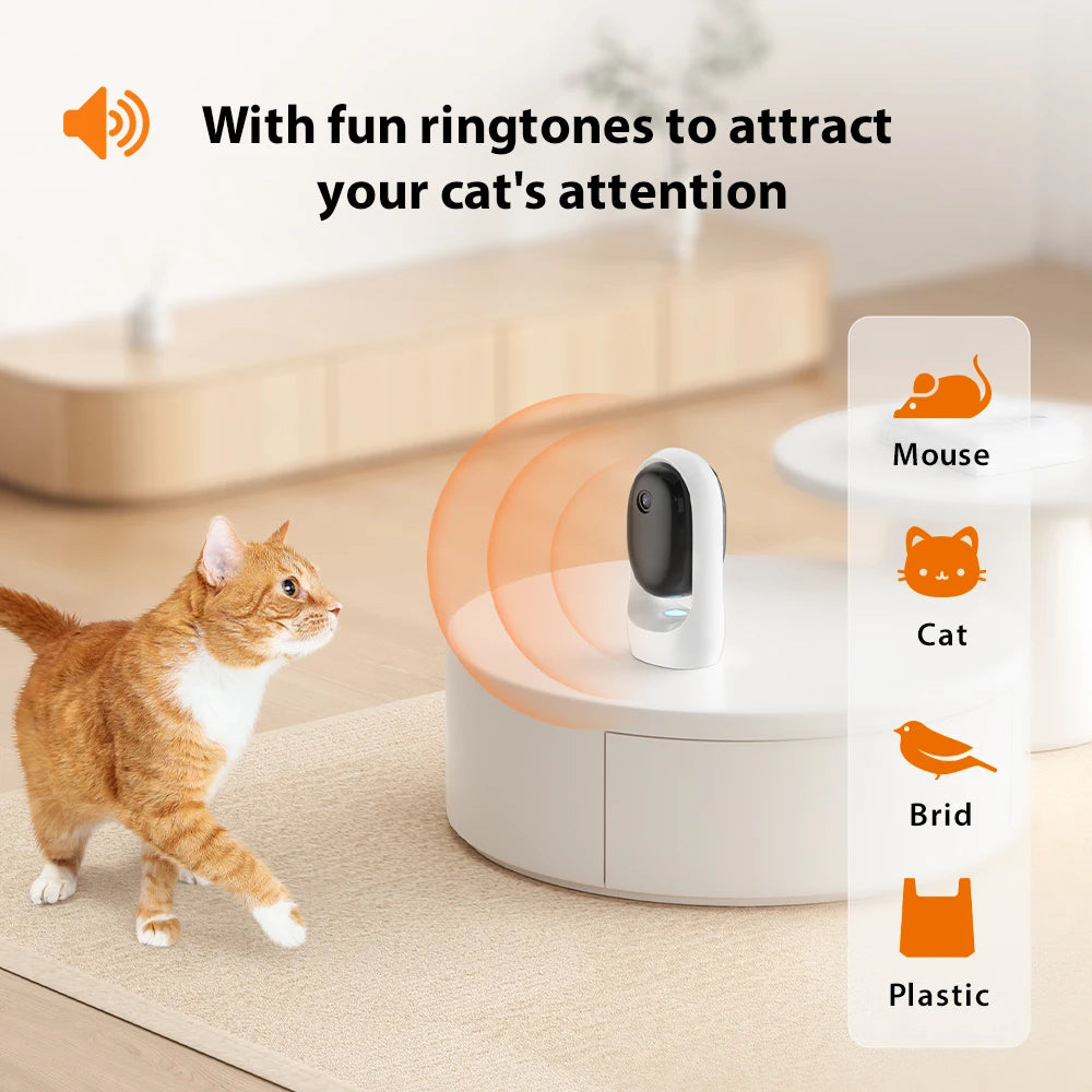 Interactive Cat Toys with USB Rechargeable Smart Cat Laser Toy for Indoor Cat Toys