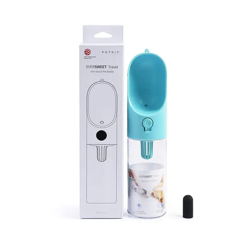 PETKIT Dog Water Bottle Portable Outdoor For Dogs Cats Walking Travel Feeder Water Bowl Filter Bottle Dispenser Dog Accessories