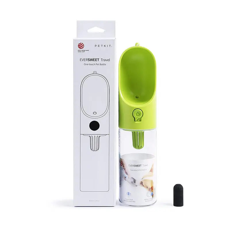 PETKIT Dog Water Bottle Portable Outdoor For Dogs Cats Walking Travel Feeder Water Bowl Filter Bottle Dispenser Dog Accessories