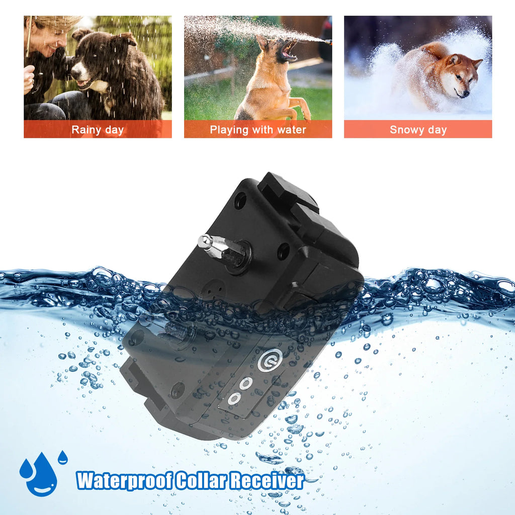 Pet Dog Electric Fence TP16 5625 Square Meters Waterproof Rechargeable Dog Training Electric shock Dogs Collar Dog accessories
