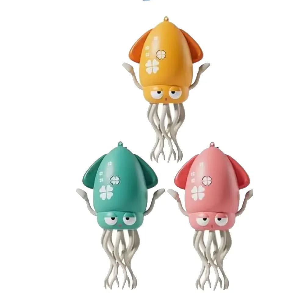 Electric Dancing Squid Octopus dancer Novelty  fidget toys luminous Music Baby Crawling  toys games for kids children Pets Cats