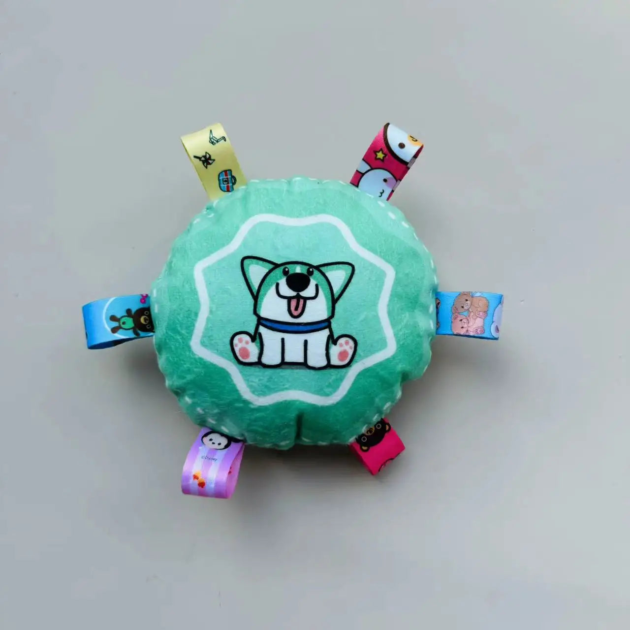 New Dog Toys Vocal Kawaii Dog Toy With Durable Teeth Small Dog Plush Ringing Bell Cartoon Frisbee Pet Toy Dog Balls Jouets Chien