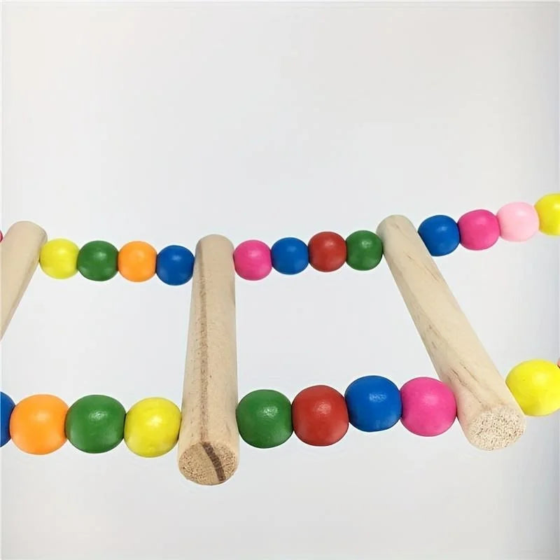 Bird Parrot Toys Ladders Swing Chewing Toys Hanging Pet Bird Cage Accessories Hammock Swing Toy for Bird Parrot