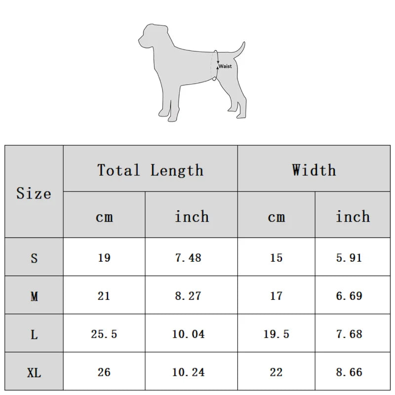 Washable Dog Diapers Female Cute Fruits Print Adjustable Puppy Shorts Dog Clothes Dog Physiological Pants Pet Dog Accessories