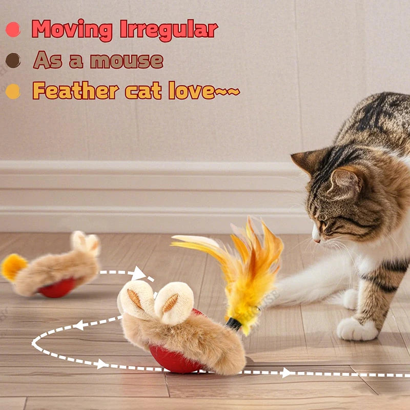 3 in 1 Cat Toy Interactive Ball for Indoor Cat  Game Toys, Cat Toys Electric, Automatic Cat Toy, Cat Toys Moving