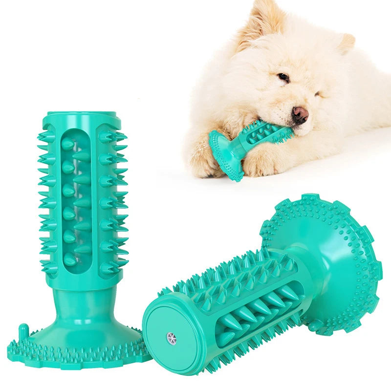 Rubber Dog Chew Toy Teeth Cleaning Pet Toothbrush Chewing Stick Toys for Dog Chew Toy Elasticity Soft Pet Tooth Cleaning