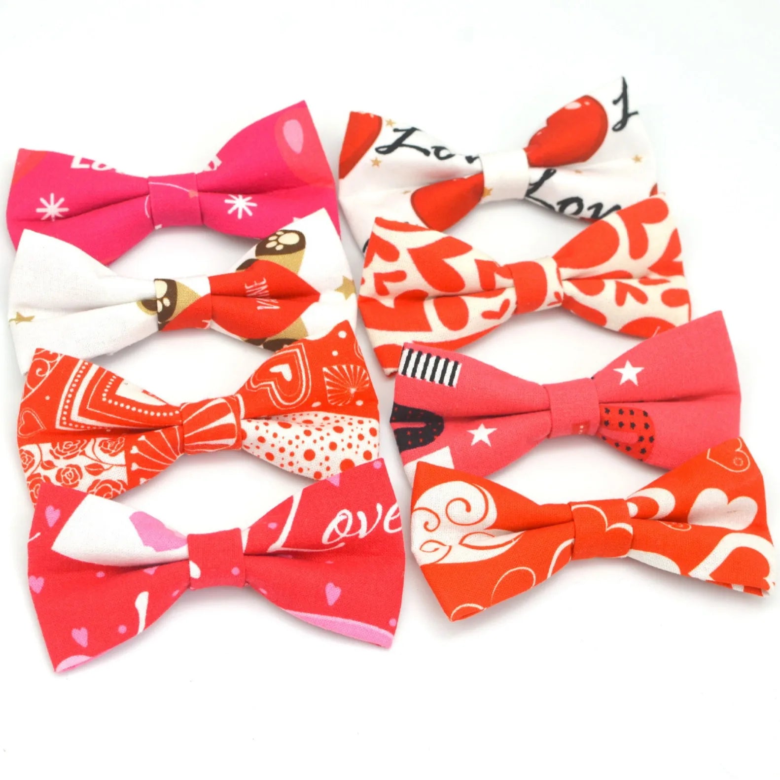 50pcs/lot Christmas Pet Bow Kitten Puppy Collar Flower Wearable Xmas Bow Ties for Dogs Cat Accessories