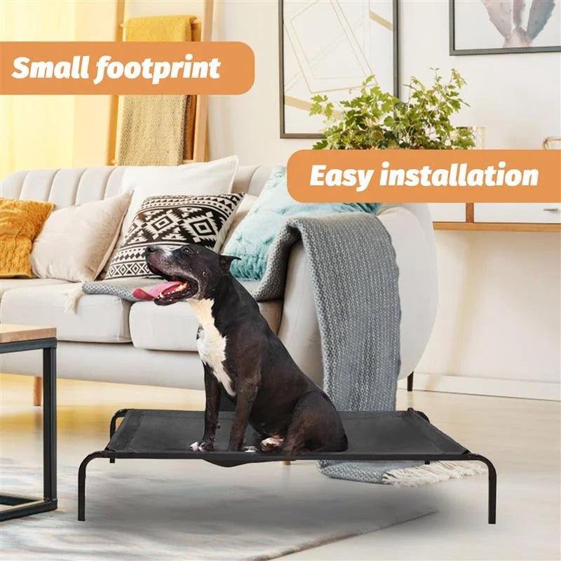 Elevated Dogs Bed Cat Folding Pet Camping Bed Cat Dog House Portable Removable Washable Cats Kennel Puppy Beds Dog Accessories