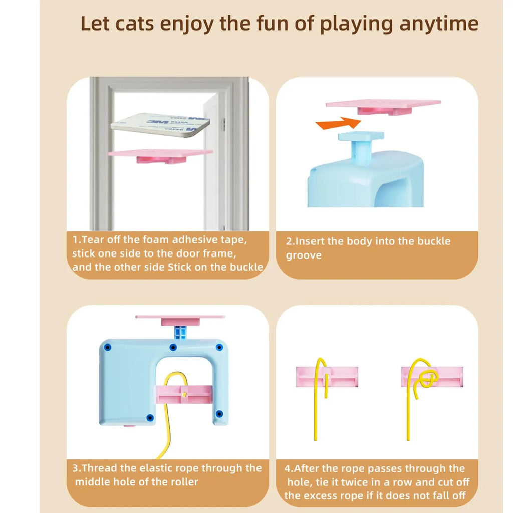 Caterpillar and Flying Bird Suitable for Self-playing Pet Chasing Toys Interactive Cat Toys for Indoor Cats Hanging Automatic