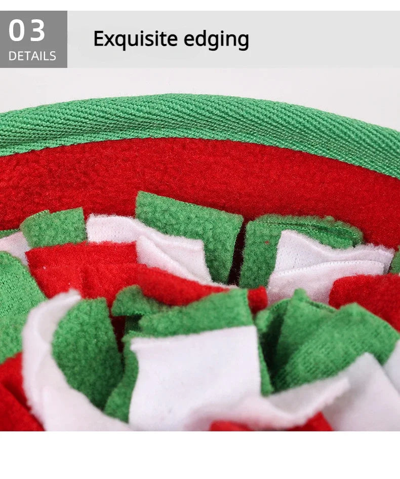 Dog Toys Sniffing Pad Slow Food Box Training Sniff Mat Dogs Release Stress Training Carpet Puppy Interactive Pet Christmas Gift