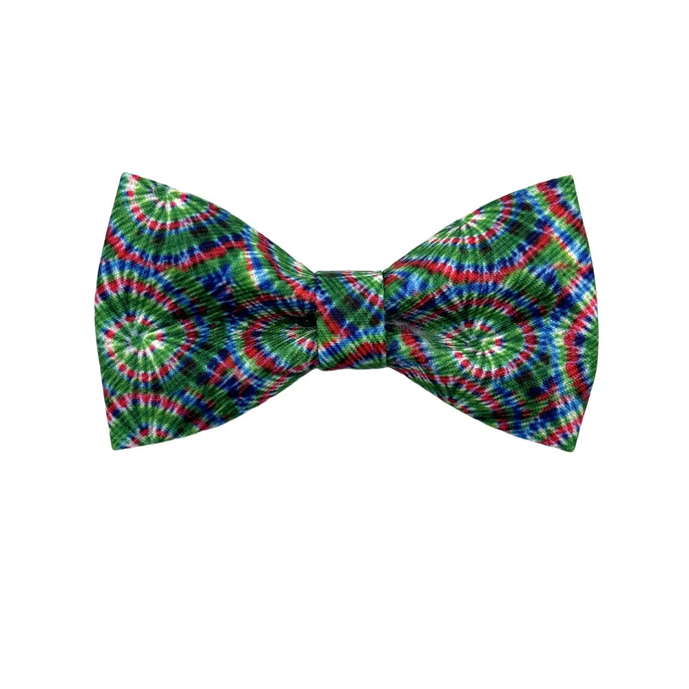 50/100pcs Tie-Dye Slidable Dog Bowties Collar Accessories For Small Dog Cat Bow ties Neckties For Pets Grooming Dog Accessories