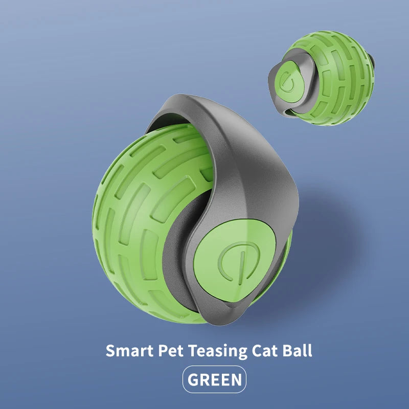 Speedy Tail 2.0 Automatic Cat Toy Ball, Interactive Moving Tail for Indoor Cats/Dogs with Replaceable Tail, Smart Pet Play