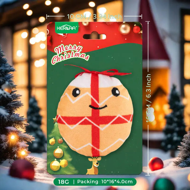 New Christmas Cat Toys Plush To Relieve Boredom and Clean Teeth Accompany Oneself Play with Cats Pet Supplies Christmas Gifts