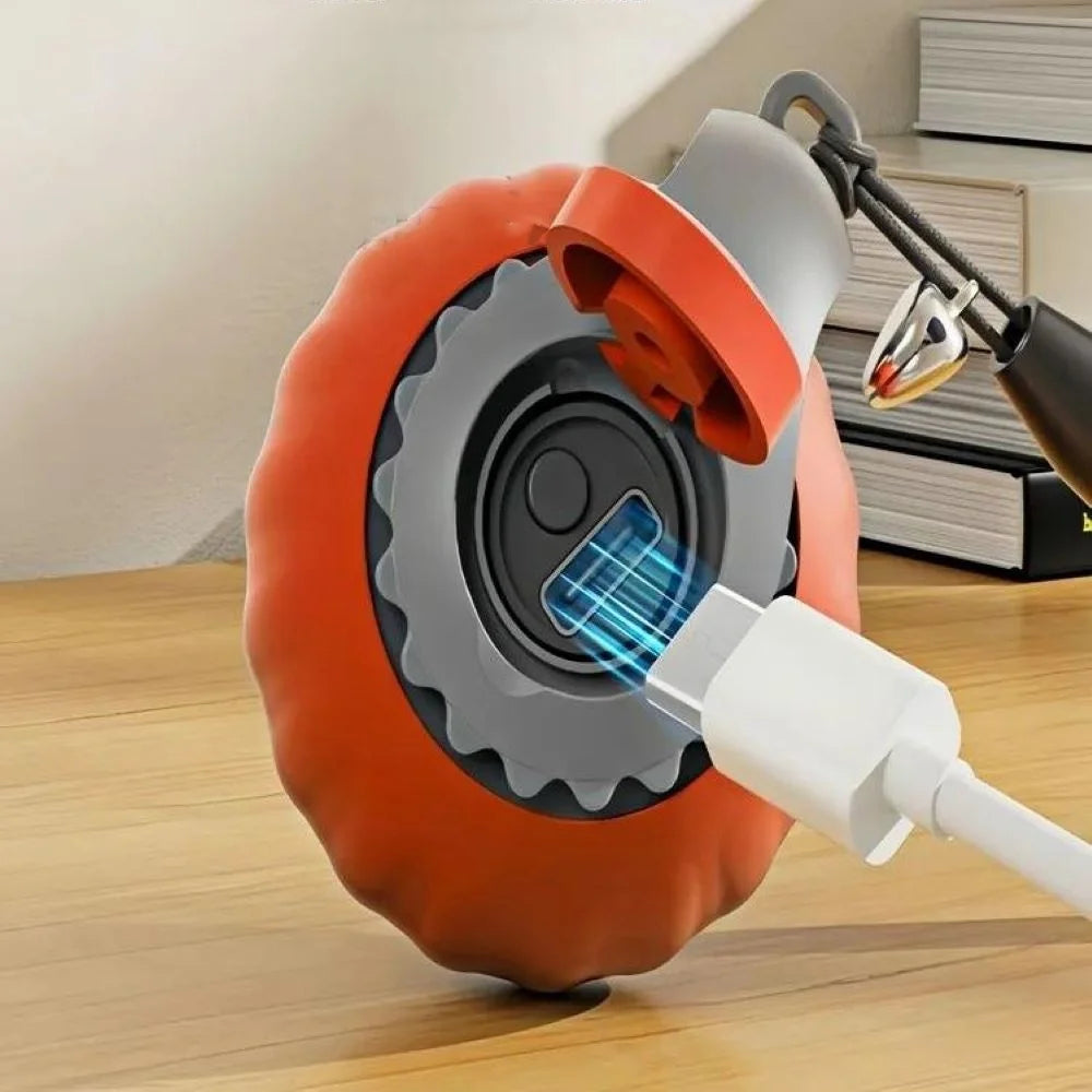 Pet Smart Ball Toy Interactive Cat Toys Smart Automatic Rolling Toys for Cats Dogs USB Charging Electric Ball with Tail