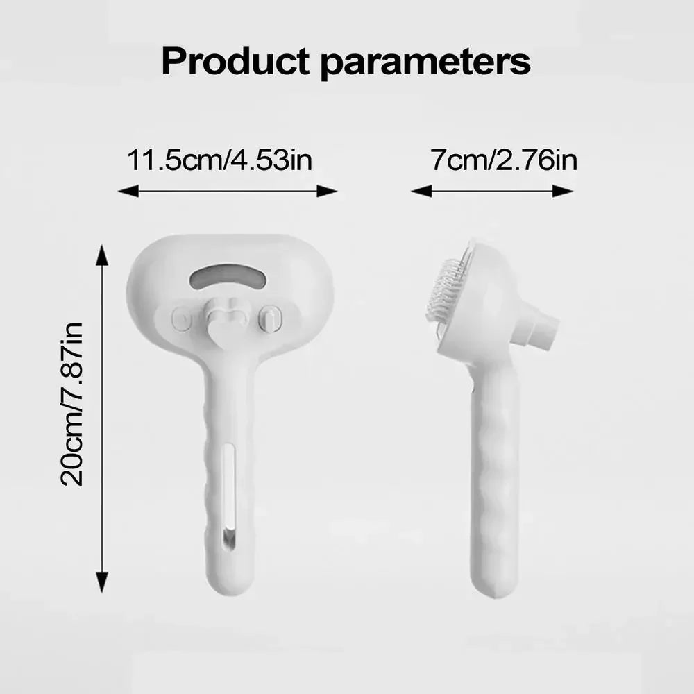 Spray Pet Hair Comb Pet Hair Remover Cleaning Brush Cats Grooming Dog Accessories Tools Dematting Water Mist Humidifier Comb