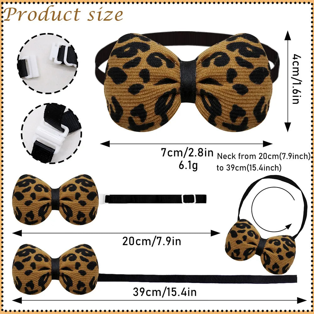 50PCS Small Dog Cat Bow Tie For Dogs Puppy Grooming Fashion Pet Dog Cat Bowties Collar Dog Accessories For Small Dogs