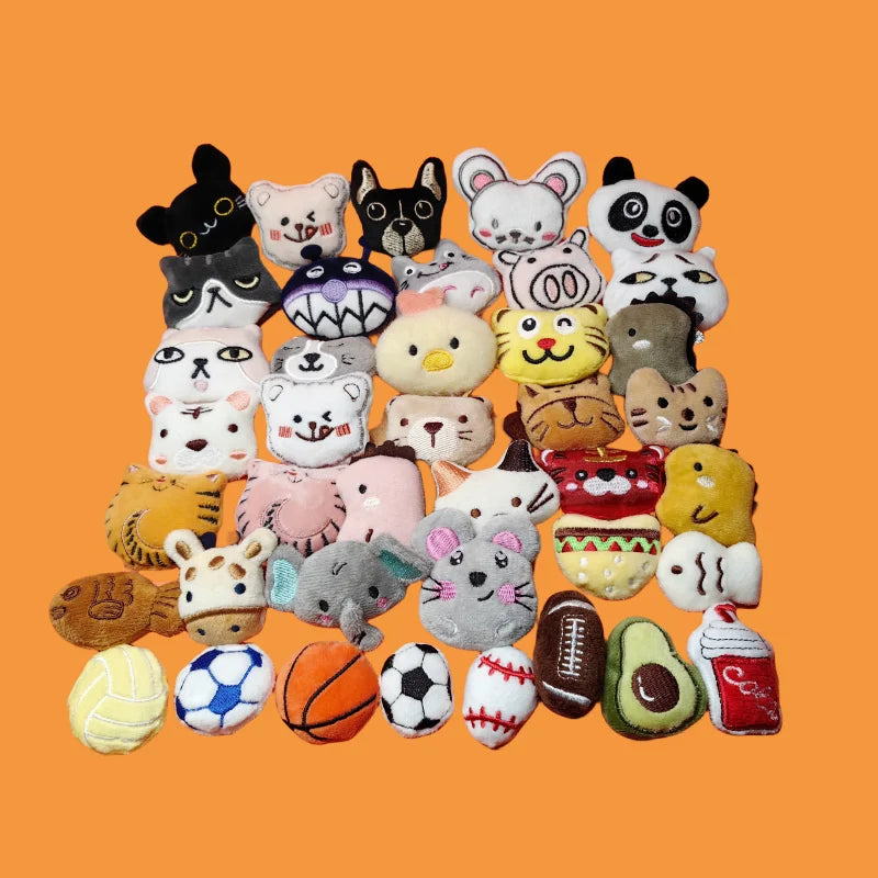 Pet Plush Toy Set Cat Toy With Catmint Kitten Plush Catnip Toy With Scent Cat Mini Catnip Toy Teeth Chewing Grinding Pet Supply