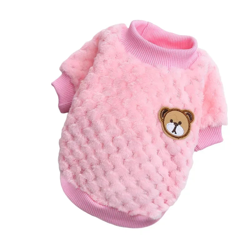 Small Dog Clothes Autumn Winter Puppy Warm Coat Small Medium Dog Cat Pullover Chihuahua French Bulldog Clothes Dog Accessories