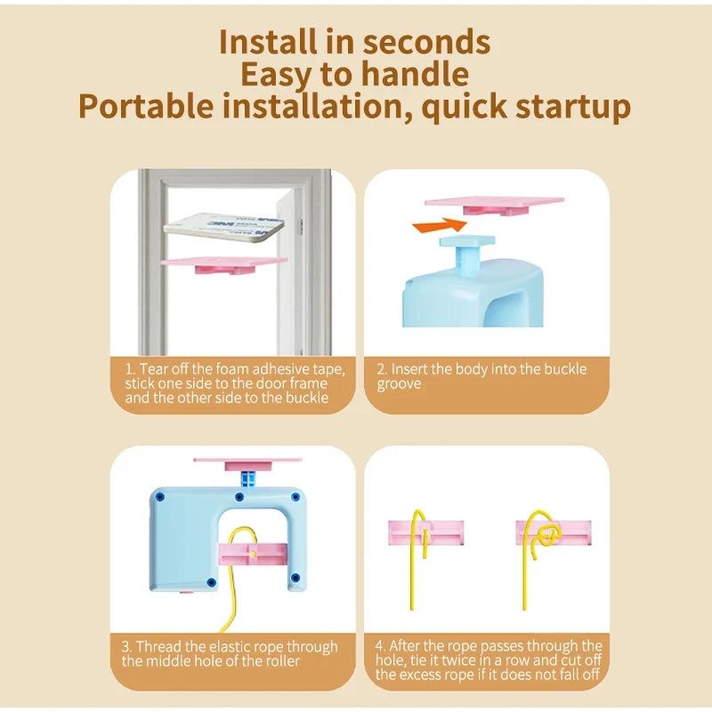 Interactive Cat Toys Electric Cat Yo-Yo Electric Smart Door Hanging Cat Balls Toy Self-entertainment Cat Amusement Artifact