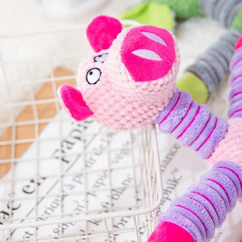 1pc Dog Toys Grinding Teeth Plush Pet Supplies Teeth Cleansing Toys Bite-resistant And Bored Interactive Puppy Toys