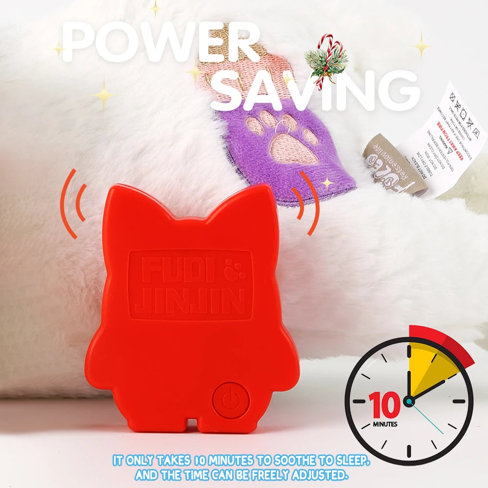 Plush dog toys, Dog Halloween gifts, pet heartbeat soothing toys, dog chew toys, pet calming aids, behavioural training toys