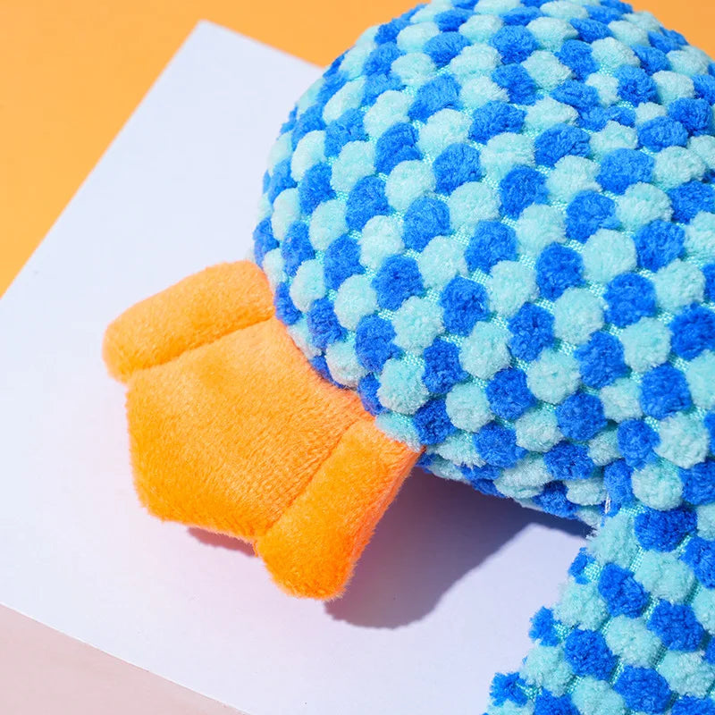 Dog Toys Plush Animal Toy Wild Goose Chewing Toy for Small Medium Large Dogs Cats Teeth Cleaning Toys Pet Squeak Toy for Puppy