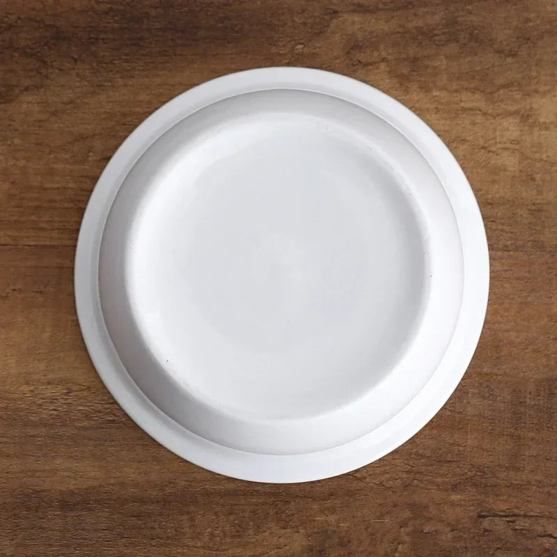 Hot Sale Ceramic Dog Bowl Round Pet Feeders Solid Color Safe Durable Cat Water Food Drinking Basin Dog Accessories