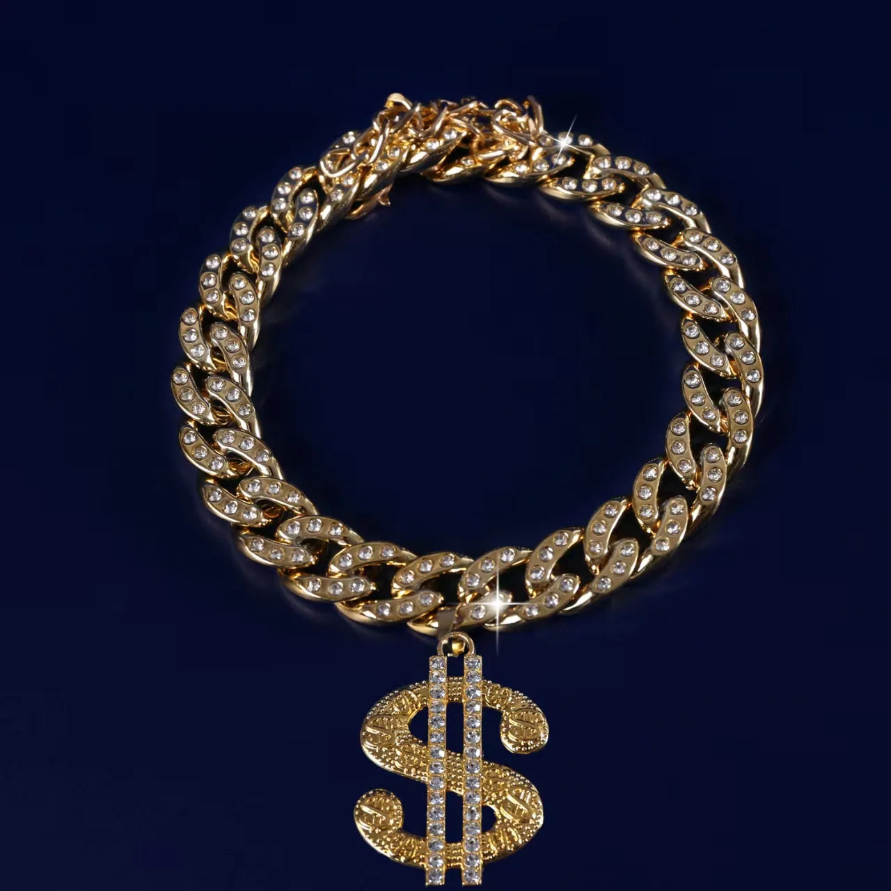 Luxury Fancy Zircon Pendant Dog Accessories for Cat Neck Wear Plastic Pet Necklace Adjustable Cosplay Small Medium Puppy Collar