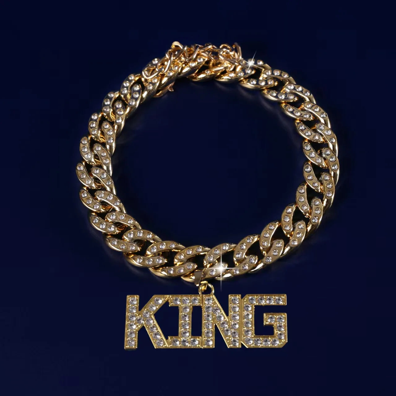 Luxury Fancy Zircon Pendant Dog Accessories for Cat Neck Wear Plastic Pet Necklace Adjustable Cosplay Small Medium Puppy Collar