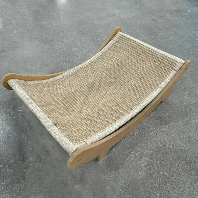 Cat Scratching Board Cat Toys Scratching Recliner Wooden Wear-resistant Scratch-resistant Post Wear-resistantcat scratcher Cats