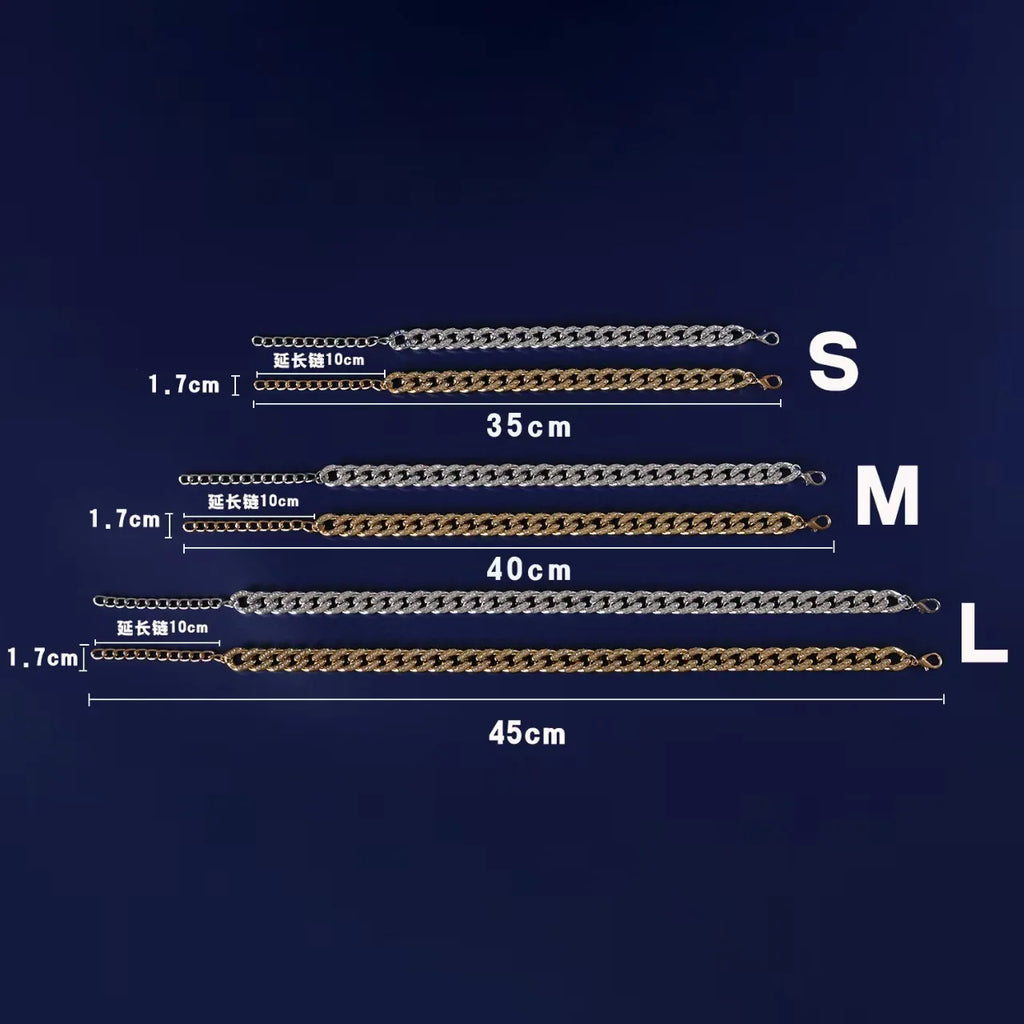 Luxury Fancy Zircon Pendant Dog Accessories for Cat Neck Wear Plastic Pet Necklace Adjustable Cosplay Small Medium Puppy Collar