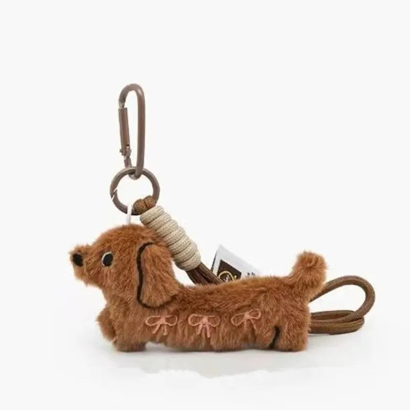 Sweet Cartoon Animal Dachshund keychains, Pendants, Dog Accessories, Clothing, Bags, Dolls, Accessories, Small Gifts