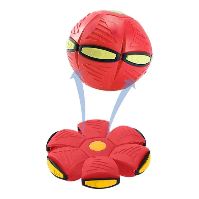 Pet Toys Interactive UFO Ball Dog Toys Magic Funny Pet Toys UFO Outdoor Training Toys Dog Accessories Step on Deformable Ball
