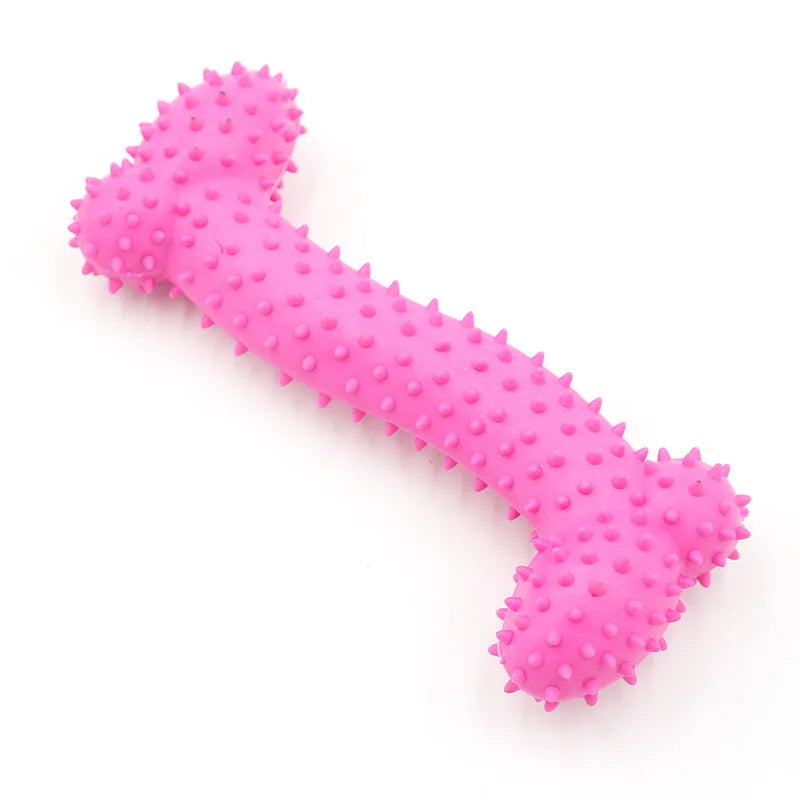 Pet TPR Toy Solid rubber bone toy Small Biting Bone Dog Toys Bite Resistant Dog Chew Toy Puppy Accessories