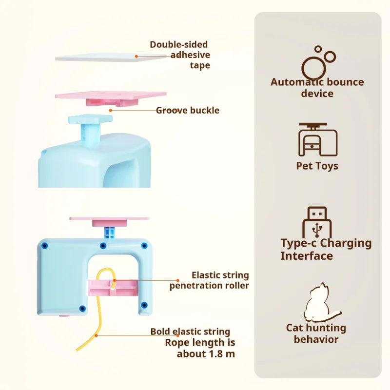 Cat Smart Toys Are A Great Way To Entertain And Relieve Boredom. Usb Charging Pet Supplies, Interactive Electric Cat Toys