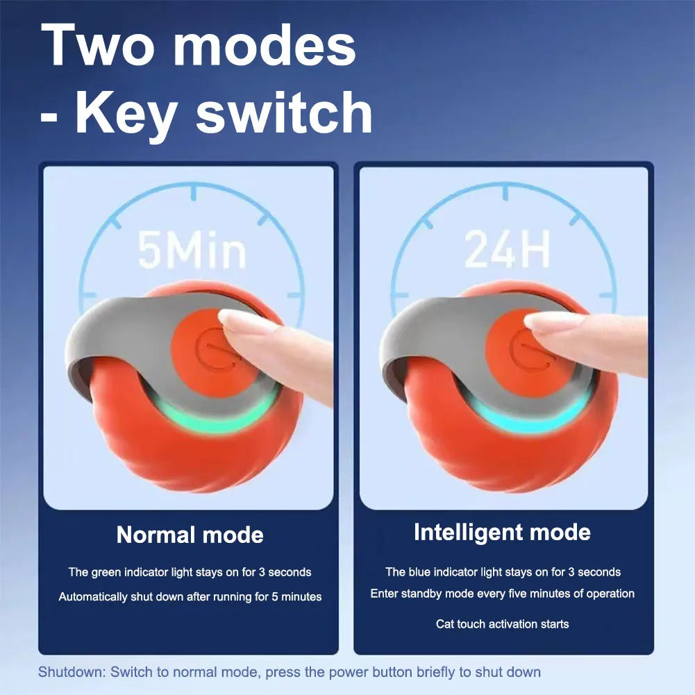 Smart Dog Toy Ball Electronic Interactive Pet Toy Moving Ball Rechargeable Automatic Moving Bouncing for Puppy Gift Cat Products