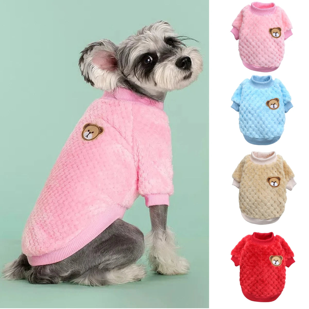 Small Dog Clothes Autumn Winter Puppy Warm Coat Small Medium Dog Cat Pullover Chihuahua French Bulldog Clothes Dog Accessories