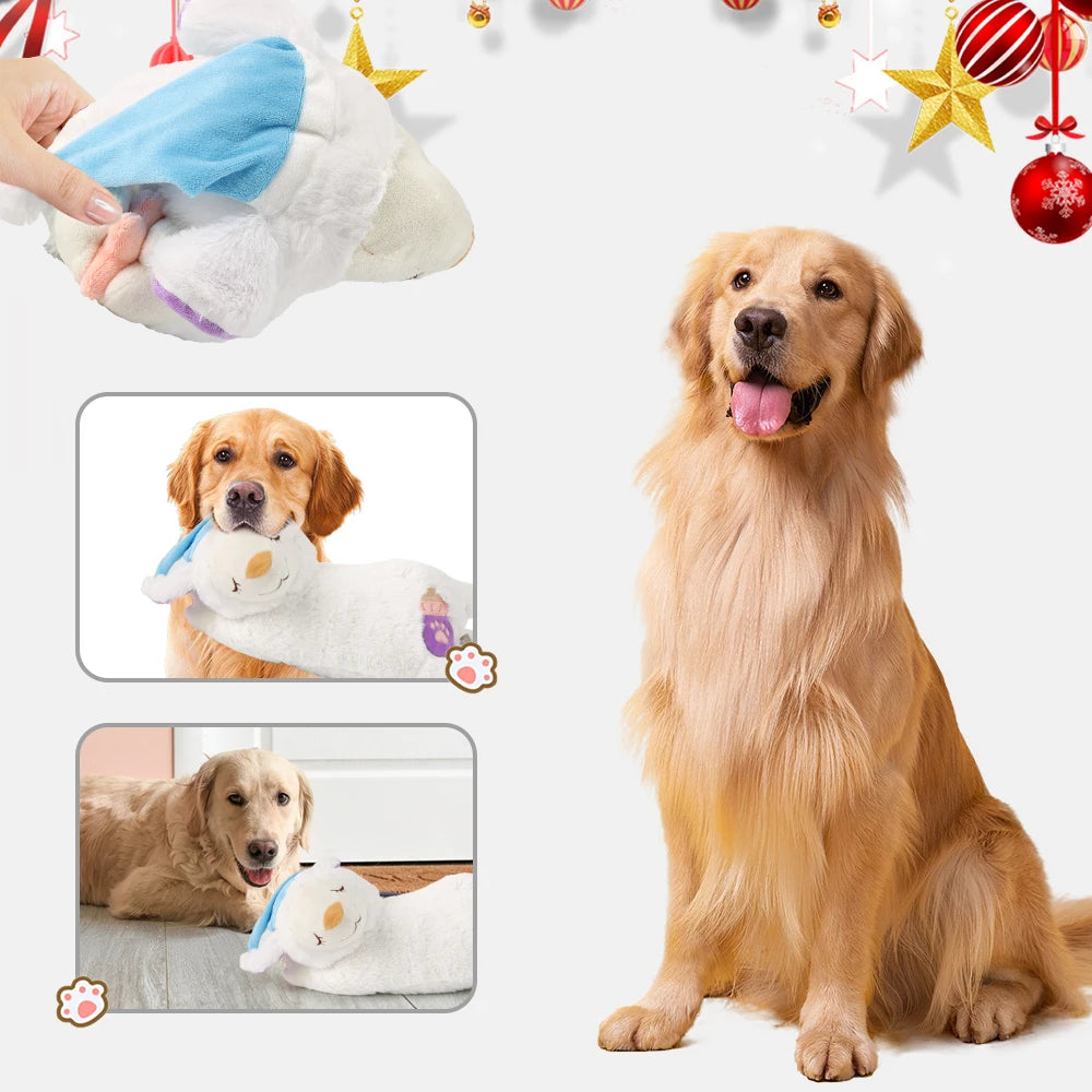 Plush dog toys, Dog Halloween gifts, pet heartbeat soothing toys, dog chew toys, pet calming aids, behavioural training toys