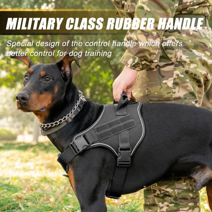 Tactical Military Vest Pet German Shepherd Golden Retriever Tactical Training Dog Accessories Dog Harness for Large Dogs