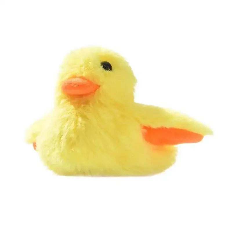 Flapping Duck Interactive Cat Toys Electric Bird Toys Washable Cat Plush Toy with Vibration Sensor Sound Cats Game Kitten