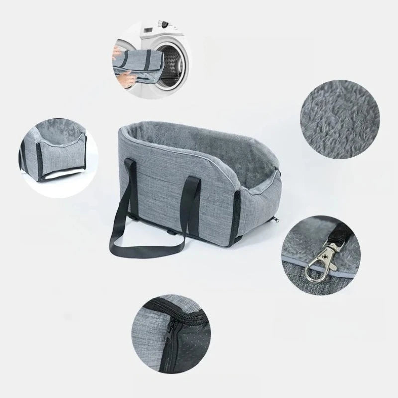 Dog car seat beds pet cars cat dog beds portable detachable for cars hand-held dog bed  safety travel bag  dog accessories