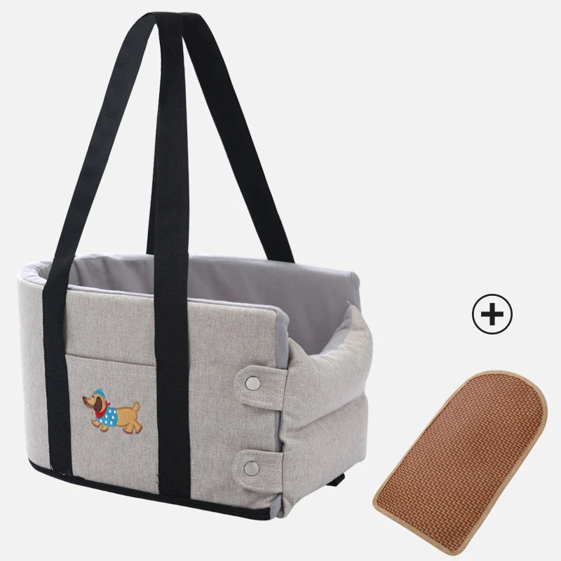 Puppy Dog Car Seat Travel Central Control car seat seat cushion pet nest Small Dogs Chihuahua Cats Car Transport Dog Accessories