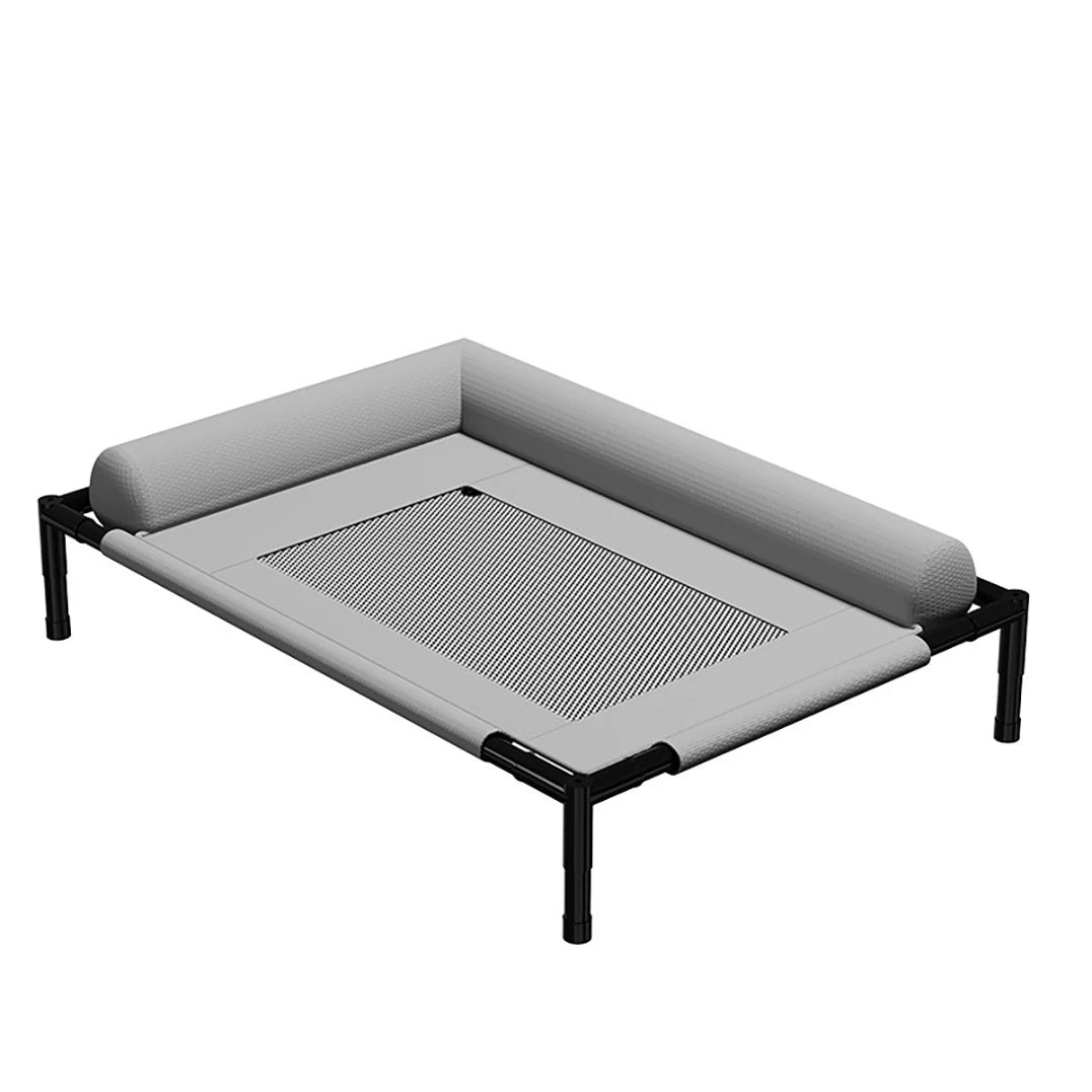 Portable Cooling Cat Bed with Slope Headrest Washable Pet Bed fit Medium Cats & Dogs Durable Breathable Camp Bed Cat Accessories