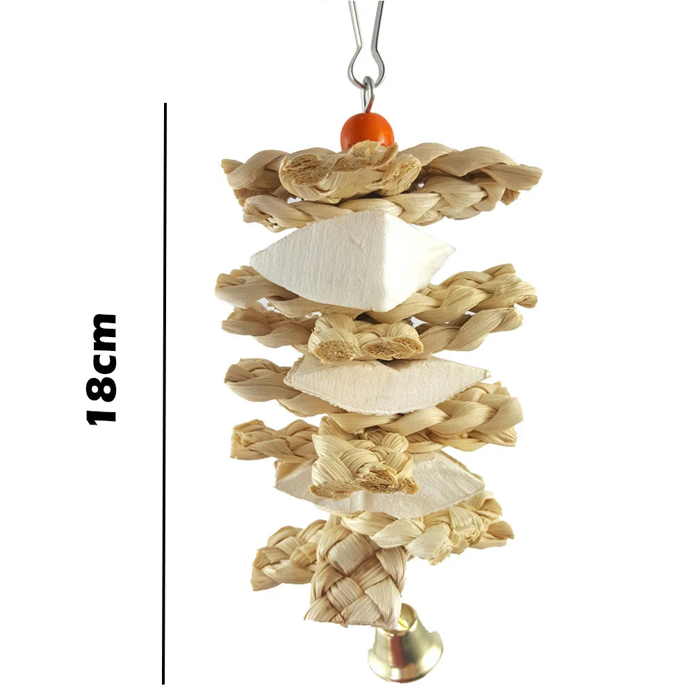 Parrot Bird Toy for Parakeets Agaponis Chewing Cardboard Destroy Birds Toy Parrot Toys for Large Small Birds Toy Accessories