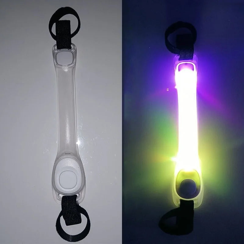 Anti Dog Lost Safety Glowing Collar LED Light Strip Suitable Pet Leash Harness Dog Accessories Outdoor Night Safety Warning